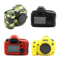 Soft SLR Silicone Camera Bag for Canon EOS 5D Mark III 5D3 5DS 5DR Lightweight Camera Bag Case Cover