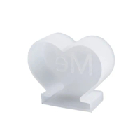 Durable Silicone Mold Heart Table Ornament Epoxy Resin Molds Love Me Molds