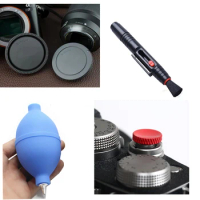 Metal hot Shoe Cover Shutter Button For SONY A7 A7S3 A7M2 A7IV A6300 Dust Cover Dust Air Blower Cleaning Tool camera Body cap