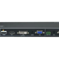 4x1 scaler switcher with 1 HDMI/DP/DVI/VGA inputs and 1 HDBT output 4K with PoH function
