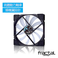 【Fractal Design】Venturi HF-14 140mm 靜音系統風扇-白
