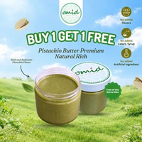 Pistachio Butter Premium Natural Rich, Light Salt & Creamy Sweet | Selai, Pasta, dan Olesan Kacang P