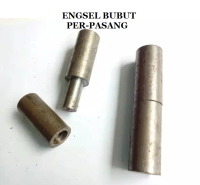 Engsel Pintu Besi Las Diameter 1 1/2 inch Engsel Pagar As Tabung Bulat