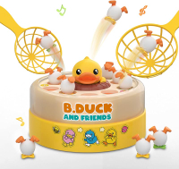 B.Duck Games for Kids Age 4-6 Board Games Bounce and Catch Duck Toys for Kids 4-8 Family Board Games