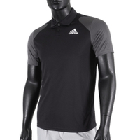 Adidas Club Polo GL5437 男 短袖 網球 比賽 運動 休閒 舒適 吸濕 排汗 黑灰