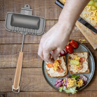 Double-Sided Frying Pan Non-Stick Sandwich Fry Pan Easy To Clean High Temperature Resistant Applicab