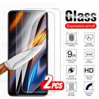 2pcs Protective Tempered Glass For Poco X4 GT F4 5G M3 Pro X3 NFC F3 F1 Pocco Little X M 3 F 4 Screen Protector Armor Cover Film