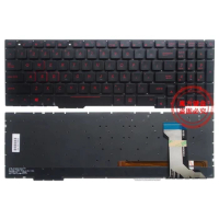 New US Keyboard Backlit for Asus FX553 FX53 ZX53VD FZ53VD ZX553VD FX53VD FX753VD FX753VE ZX73 GL753 black Keyboard