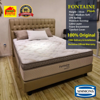 KASUR SPRINGBED SIMMONS - MATRAS FURNITURE - FONTAINE PLUSH- SIMMONS SPRINGBED