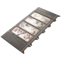 Mini Screen Folding Screen Wall Divider Decor Chinese Style Home Living Room Study Table Wall Divider Decoration
