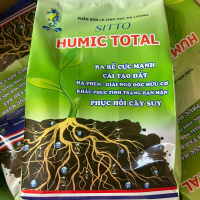 Humic gói 1kg Sitto Thái Lan giúp ra rễ, cải tạo đất, hạ phèn, giải độc hữu cơ, phục hồi cây suy