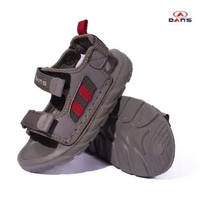 DANS - Sandal Anak Laki-Laki - Jover (SD) | Slip On dengan Tali Strap 33 Coffee