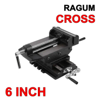 Ragum 6 Inch CROSS 160 mm Catok Bench Penjepit Tanggem Meja Silang