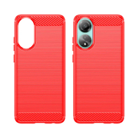 เคสสำหรับ OPPO A78 4G เคสซิลิโคนนิ่ม กันกระแทก คาร์บอนไฟเบอร์ OPPO A78 4G