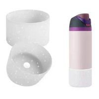 Bottle Accessory 2pcs Silicone Cup Cover Boot for Owala Water Bottle 24oz 32oz Anti-slip Protective Sleeve for Freesip for Owala