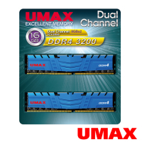 UMAX DDR4 3200 16GB (8G*2)含散熱片1024X8 桌上型記憶體