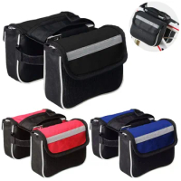 MTB Bag Pack Bicycle Accessories Bicycle Bag Front Frame Hard Shell Storage Bag Case MTB Cycling Accessories