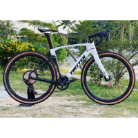Twitter Carbon Gravel Bike 700X40C Bicycle Off-Road Bicycle 12/22 Speed Disc Brake Road Racing Bike For Urban Riding
