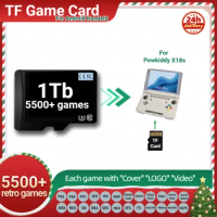 TF Game Card For Powkiddy X18S X28 Memory Popular Classic Retro Games PS2 PSP PS1 3DS android Portable Console Handheld 1T 512G