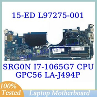 L97275-001 L97275-501 L97275-601 L93870-601 For HP 15-ED W/SRG0N I7-1065G7 CPU GPC56 LA-J494P Laptop Motherboard 100%Tested Good