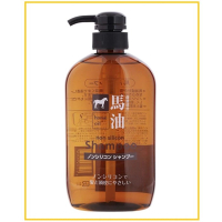 KUMANO 熊野油脂馬油無硅油洗髮水 HORSE OIL NON-SILICONE SHAMPOO 600ML    