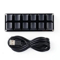 12keys OSU Mini Keyboard Macro Keypad RGB DIY Customize Shortcut Keyboard Gaming Keyboard Programmable Mechanical Keyboard
