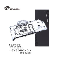 Bykski Water Block for EVGA GeForce RTX 3080 XC3 BLACK GAMING GPU /Video Card / Copper Cooling Radiator RGB SYNC / N-EV3080XC-X
