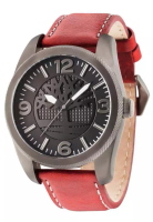 Timberland Watch Timberland - Jam Tangan Analog Pria - Gun Metal - Brown Leather Strap - TBL 14770 J