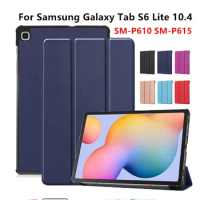Leather Case for Samsung Galaxy Tab S6 Lite SM-P610 P615 10.4 inch Tablet Cover for Galaxy Tab S6 10.4" SM-P613 case