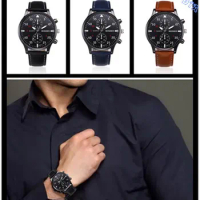 Retro Design Leather Band Analog Alloy Quartz Wrist Watch reloj hombre Automatic Mechanical Business Wristwatch часы женские