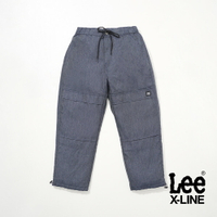 Lee 綁帶寬鬆縮口牛仔褲 男 X-LINE 牛仔藍LL220257453