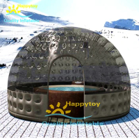 Free Shipping Transparent Inflatable Bubble Tent PVC Dome Igloo Camping Tent For Camping
