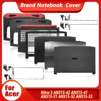 New Laptop Case For Acer Nitro 5 AN515-41 AN515-31 AN515-42 AN515-51 AN515-52 AN515-53 N17C1 LCD Back Cover Front Bezel Hinges