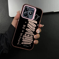 เคสใสสำหรับ Realme C53 C51 เคสโทรศัพท์ฝ้าบางเฉียบ กึ่งเป็น DaFuWog