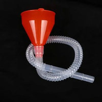 FITOP Corong Oli Bensin 80mm Selang Fleksibel - Mudah, Cepat, Fleksibel IH Merah