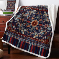 Flower Indian Bohemia Blankets Winter Warm Cashmere Blanket Office Sofa Soft Throw Blanket Kids Bed Bedspread