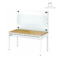 【TANKO 天鋼】WET-5102W3 雙抽屜多功能桌 白 150x77.5 cm(工業風桌子 原木桌 書桌 耐用桌 辦公桌)