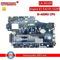 V5WE2 LA-9532P i5-4200U CPU Laptop Motherboard For Acer Aspire E1-532 E1-532P E1-572G TMP255-M Mainboard Test