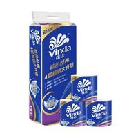 維達捲紙超韌4層加厚有芯捲紙10卷