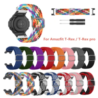 Nylon Strap for Xiaomi Amazfit T-Rex Pro Smartwatch Replacement Watchband Bracelet Accessories for Amazfit TRex