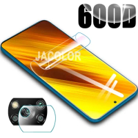 2in1 Soft Hydrogel Film For Xiaomi Poco X3 GT Pro NFC Full Cover Water Gel Screen Protectors X 3 3GT 3Pro 3NFC X3Pro X3NFC X3GT