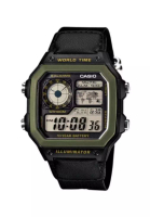 Casio Watches Casio Men's Digital AE-1200WHB-1BV Black Resin Band Sport Watch