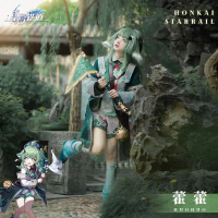 Honkai: Rel Bintang Huohuo Huo Huo Kostum cosplay Pesta Halloween untuk Wanita Permainan Anime Lolit