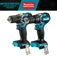 Makita DDF487Z DHP487Z LXT Brushless Cordless 13mm Drill Driver Hammer 18V Power Tools 1700RPM 40NM