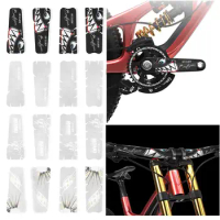 Scratch-Proof Bicycle Crank Decals Frame Protective Film Bike Handlebar Protection Sticker Cycling Accessories