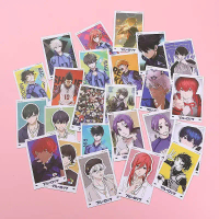 การ์ด Lomo, การออกแบบที่ประณีต, ธีมคุกสีน้ำเงิน, มี Kuni Shen Renji Kiyoshi Ichifumi, การ์ดข้อความต่