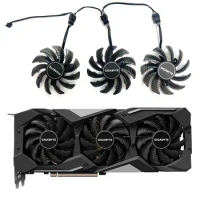 3 fans new for GIGABYTE Radeon RX5500XT 5600XT 5700 5700XT GAMING OC graphics card replacement fan PLD08010S12HH