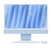 【APPLE 授權經銷商】2024 iMac 24吋 M4晶片 10核心CPU與10核心GPU 24G/512G SSD/巧控滑鼠/Touch ID巧控鍵盤_限桃園A8取貨#銀色-銀色