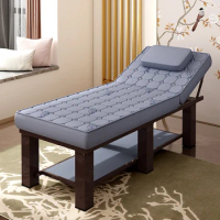 Functional Massage Table Lounger Cosmetic Mattress Reclining Foldable Bed Beauty Salon Camas Portatil Massage Furniture MQ50MB