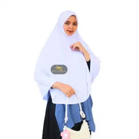 MUDAHHIJAB JILBAB SYARI MALAYSIA JUMBO NON PET KERUDUNG JUMBO POLOS NONPAD MATT JERSEY (Jumbo Malays